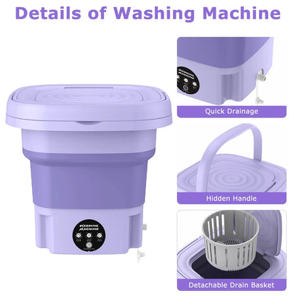 Mini Foldable Washing Machine