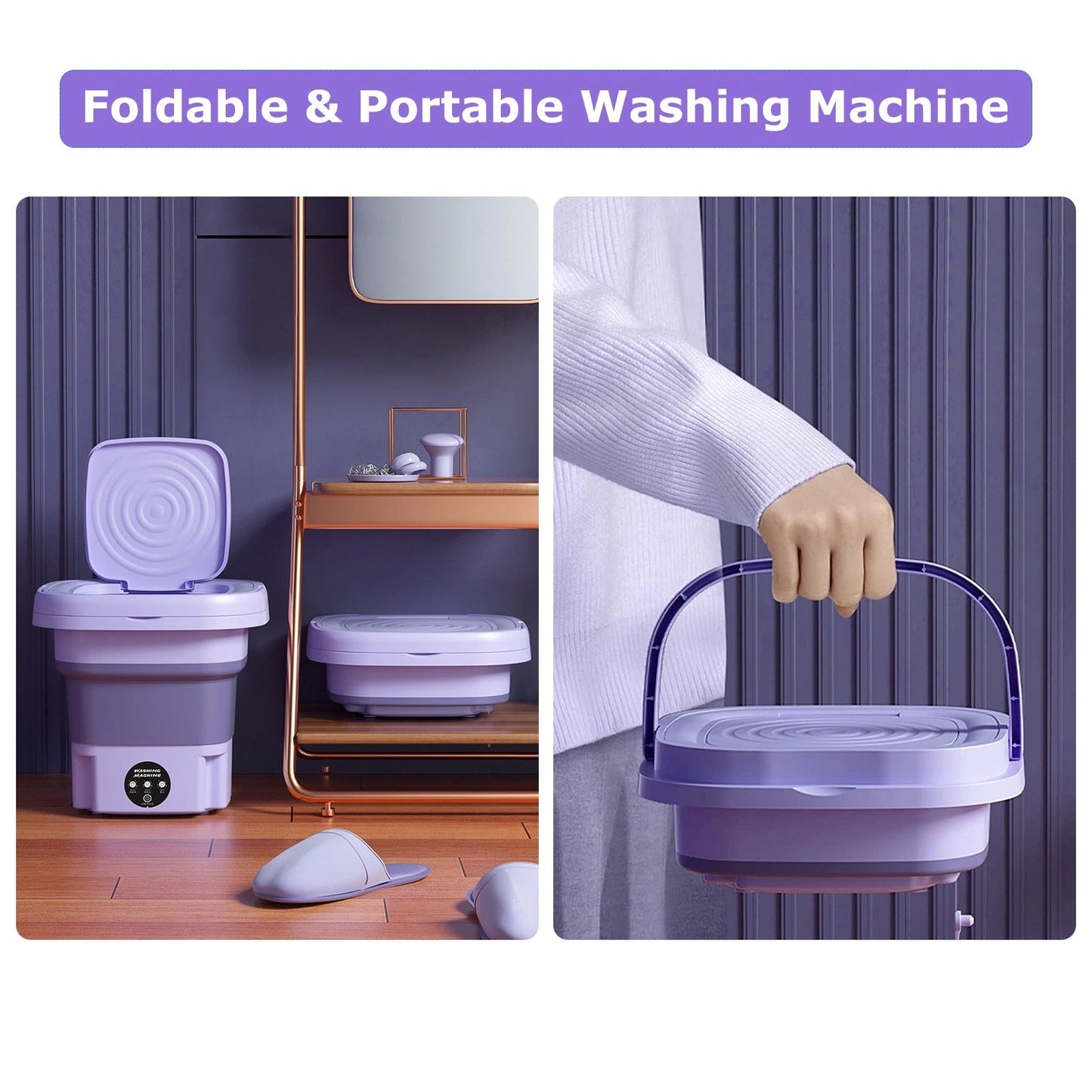 Mini Foldable Washing Machine