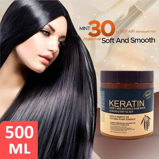 Keratin Hair Mask Treatment – Sealed Pack for Shiny, Healthy Hair (500ml)