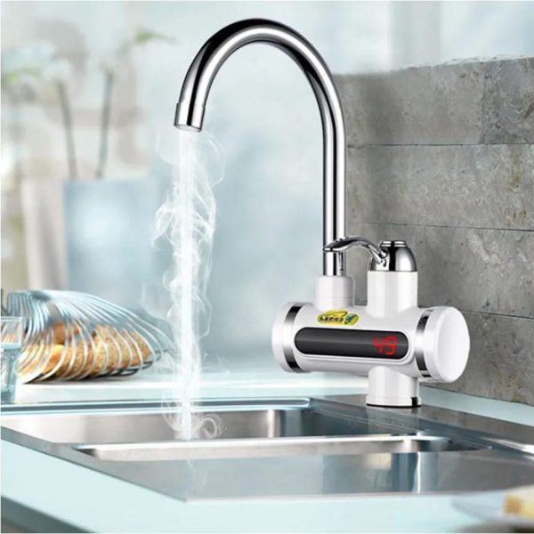 Electric Hot Water Heater Faucet – Instant Heating Tap for Kitchen, On-Demand Hot Water